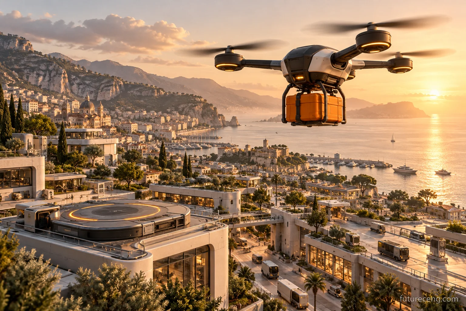 Vue de concept DronFast